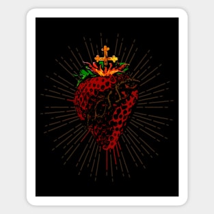 Sacred Strawberry Sticker